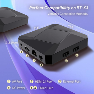 TV Box Android 14 con Realtek RTD1325, 2,4G/5G, Wifi Dual, Resolución 4K para <span class=keywords><strong>Asistente</strong></span> <span class=keywords><strong>de</strong></span> <span class=keywords><strong>voz</strong></span> <span class=keywords><strong>de</strong></span> <span class=keywords><strong>Google</strong></span>, mejor Amlogic S905X5M - Product Image 6