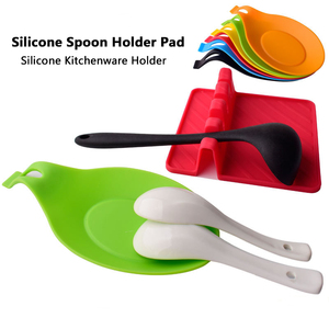 Commercio all'ingrosso personalizzato in Silicone multifunzionale poggia utensili da cucina resistenti al calore-vaso spatola porta cucchiaio poggia - Product Image 6