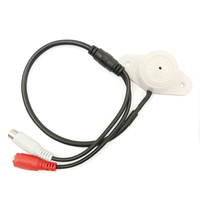 Microphone audio GK-802A haute fidélité avec réduction de bruit SNR >60dB, câble en cuivre massif 18AWG, accessoires CCTV
