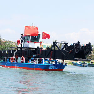 Plate-forme ponton à double convoyeur Récolteuse aquatique Élimination efficace de l'<span class=keywords><strong>eau</strong></span> <span class=keywords><strong>Laitue</strong></span> Tapis <span class=keywords><strong>d</strong></span>'algues Surface Moteur automatique Boîte de vitesses - Product Image 3