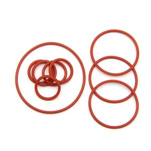 VMQ joint torique épaisseur du joint CS 1mm OD 3 ~ 50mm Silicone caoutchouc isolé rondelle étanche forme ronde non toxique rouge - Product Image 4