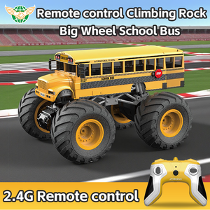Quy Mô 1:18 Điều Khiển Từ Xa Xe 2.4 Ghz Off Road RC Xe Buýt Trường Học RC Sở Thích Đua Xe Với Đèn LED Ánh Sáng Và Âm Thanh - Product Image 4