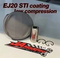 Kit de pistons forgés en aluminium EJ20 STI 4032 avec revêtement phosphate pour modification de moteur turbo