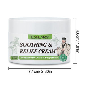 CRÈME APAISANTE ET DE SOULAGEMENT Naturelle OEM avec Chèvrefeuille et Menthe Poivrée Résoudre le Psoriasis, Dermatite séborrhéique, Eczéma - Product Image 6