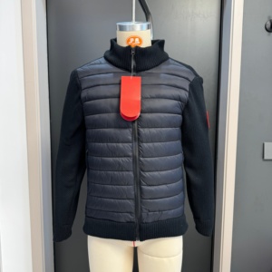 Chaqueta Acolchada de Algodón con Capucha para Hombre, Tejida con Mangas Empalmadas, Cortavientos, Cálida, Informal, para Invierno, Ropa de Calle para Uso Diario - Product Image 5