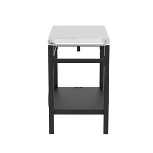Double Tier Outdoor Barbecue <b>Worktable</b> Cart, Heavy Duty Stainless Steel BBQ Prep Cart for Patio Restaurant Outdoor Cooking - Product Image 3