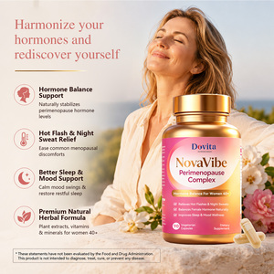 Soy Isoflavones <b>Menopause</b> Support Capsules Natural Herbal Extract Formula for Women Private Label Wholesale Bulk B2B Factory - Product Image 3