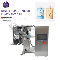 Machine de remplissage et de bouchage de sachets semi-automatique personnalisée de haute qualité, machine de remplissage de sachets de jus pour lait et eau