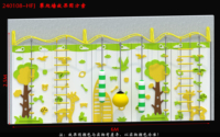 Dinding Panjat Taman Hiburan untuk Anak-Anak Indoor/Outdoor Softplay dengan Kapasitas 500kg Desain Multi-Tema Garansi 1 Tahun