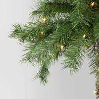 Arbre de Noël artificiel en palmier de 4 pieds, décoration de Noël de style tropical avec base robuste, ornement festif pour la maison et les fêtes