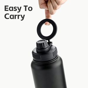 Custom Magnetic Lid Double-Layer Vacuum Insulated 304 Stainless Steel <b>Thermos</b> <b>Bottle</b>, Suitable for Camping, School, Gym - Product Image 2