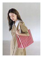 Sac fourre-tout Oxford moderne à motif bonbons, avec fermeture éclair, sac à bandoulière décontracté, sac de courses, sac à déjeuner portable, tendance