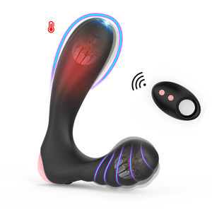 Vibrierende Prostatasmassagegerät für Anfänger persönliches Anal-Spielzeug P-Punkt-Vibrator fernbedienung Hände-frei wiederaufladbares Gesäß-Stecker - Product Image 1