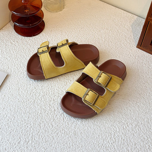 Sandalias de Verano para Niñas, <span class=keywords><strong>Chanclas</strong></span> de Suela Gruesa con Cierre de Hebilla, Pantuflas de Moda Casual para la Playa - Product Image 4