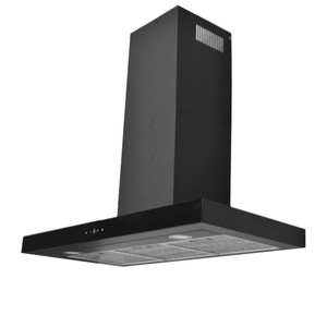 Hotte aspirante électrique ultra-mince ventilée en acier inoxydable Classe B avec déflecteur, interrupteur tactile trois vitesses, murale, 21m³/min, économe en énergie - Product Image 2