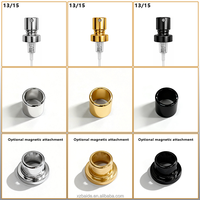 Porte-clés personnalisé avec logo, flacon de parfum vide 10ml 15ml 20ml, flacon de parfum rond en verre, flacon de parfum fantaisie avec bouchon en zamac