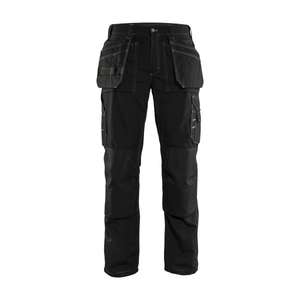 BLAKLADER - 152518459900D136 Pantalones artesanos ligeros Black - EAN 7330509482933 PANTALONES DE TRABAJO DE CARGO - Product Image 1