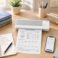Impresora Térmica de Transferencia Inalámbrica Móvil A4 Xprinter P83, Popular para Uso Comercial