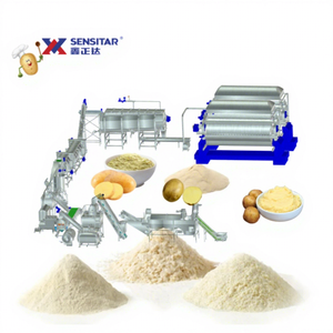 Ligne de transformation automatique de flocons de pommes de terre à haute efficacité, échangeur de chaleur, capacité alimentaire - Product Image 1