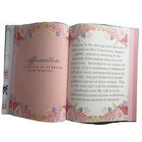 Carnet de planification et journal intime personnalisé en cuir PU avec reliure spirale double pour la gestion de soi