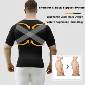 Sous-vêtement de sport pour homme personnalisé, coupe ajustée, compression, séchage rapide, soutien abdominal, respirant, tricoté pour le remodelage corporel - Product Image 4