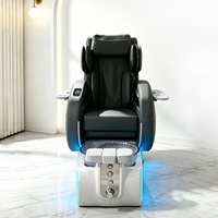 Fauteuil de pédicure pour salon de manucure et spa - Massage électrique, lavage et trempage des pieds, canapé de manucure