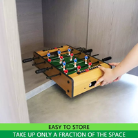 Mini table de football en MDF pour enfants, meilleure vente pour l'intérieur et les enfants, table multi-jeux unisexe avec logo personnalisé imprimé Gua de 10kg