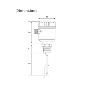 Điều chỉnh mức chuyển đổi ngã ba chủ đề/Kết nối mặt bích đầu ra rơle spdt - Product Image 6