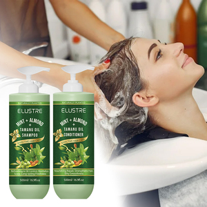 Shampoo crème à l'huile de tamanu, menthe et amande, à base de plantes, sans cruauté envers les animaux, OEM |   Soin réparateur et hydratant en profondeur du cuir chevelu pour cheveux secs et abîmés - Product Image 6