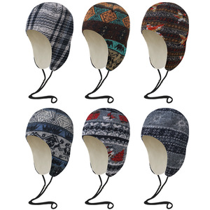 Winter Double Layer Windproof Cycling Cap Fleece Lining Lei Feng <b>Hat</b> For Child Sports <b>Warm</b> <b>Hat</b> - Product Image 1
