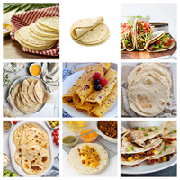 Presse à tortillas de maïs mexicaines, machine à former des tortillas rondes en farine de maïs, moule personnalisé de 4 à 35 cm pour les restaurants de tacos