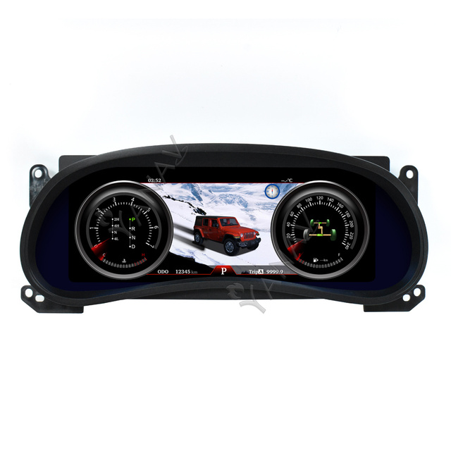 Car Dashboard Meter LCD Screen Instrument Panel Virtual Cockpit Speed Digital Cluster for Jeep Wrangler 2011-2017