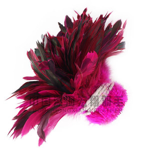 Plumas <span class=keywords><strong>de</strong></span> Gallo Naturales y Teñidas al por Mayor Directo <span class=keywords><strong>de</strong></span> Fábrica, para Prendas, Vestimenta y Adornos Coloridos DIY - Product Image 5