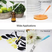 IKEME Lab 1ml 3ml 5ml Pipette graduée en plastique Pipette de transfert Pipette compte-gouttes Pipettes Pasteur en plastique Pipettes de transfert jetables