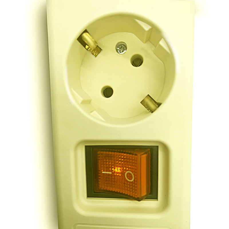 European-style power socket 1.5m four-five-six-bit European standard air-conditioning plug-in wiring board Korea 16A socket