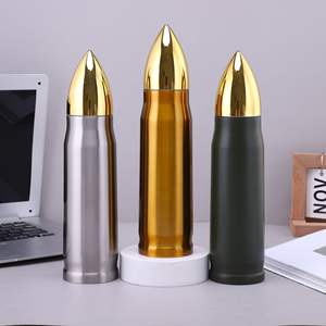 Taza de bala de vacío de acero inoxidable de gran capacidad creativa, taza de regalo portátil de negocios para volver a la escuela - Product Image 2