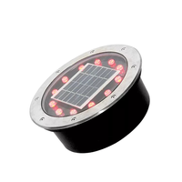 Lampe solaire encastrée IP65 sans câblage, pour jardin, allée, lumière décorative au sol, extérieure, étanche, avec capteur de lumière automatique