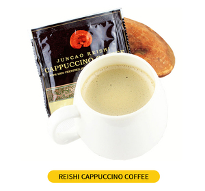 Ganoderma Lucidum Reishi, café <span class=keywords><strong>capuchino</strong></span> con forma de seta, muestras gratis - Product Image 2