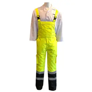 Chaquetas de trabajo funcionales de construcción de nuevo estilo de alta visibilidad fluorescente uniformes de trabajo chaquetas y pantalones de trabajo de alta calidad
