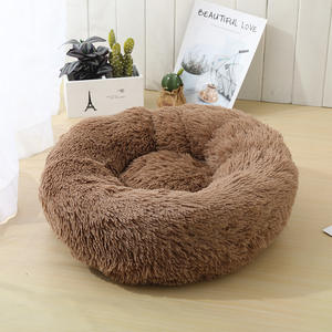 70cm Langes Plüsch Katzenbett Katzenmatte Rundes Weiches Bett für Hunde Haustierkissen Katzenbett Schlafsofa Matten Haustier Hersteller Direktversand - Product Image 2