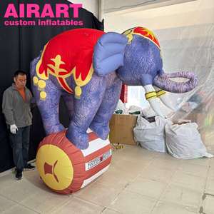 Gran oferta, elefante inflable, uso de decoración, elefante de <span class=keywords><strong>circo</strong></span> inflable, Club, decoración de suelo al aire libre, modelo de elefante inflable - Product Image 5