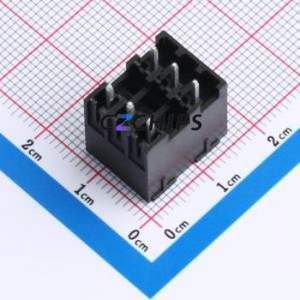 DB2EVHB-3.81-2*3P-BK Plug-in Terminal Block Through hole,P=3.81mm Connector Board-to-Board / Socket - Closed 2x3P 3.81mm Black - Product Image 2