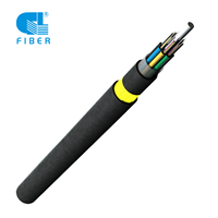 Cable de Fibra Óptica ADSS GL, 6/12/24/48/96/144 Hilos Monomodo G652D, Rango de 100m