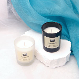 Velas Aromáticas de Cera de Soja Ecológicas Personalizadas de Marca Privada, Velas sin Llama en Frascos de Cristal de Lujo Premium para Navidad - Product Image 2