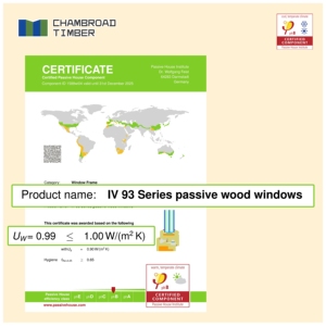 Fenêtres en bois durables à <span class=keywords><strong>triple</strong></span> <span class=keywords><strong>vitrage</strong></span> Fabricant de fenêtres à cadre en bois respectueux de l'environnement - Product Image 5
