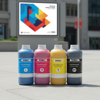 Goosam Bestseller Encre éco-solvant inodore 1000ml pour têtes d'impression Epson I3200 DX4 DX5 DX6 DX7 DX11 XP600 4720 TX800