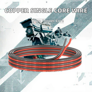 Медный многожильный провод Xinhong RVB 0.5мм², 20AWG, бескислородный, одножильный, с ПВХ изоляцией, 220В, ROHS, для силового кабеля - Product Image 2