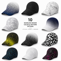 Casquette de sport sans couture, moulée monobloc, pliable, de luxe, à performance rafraîchissante, idéale pour le golf, la course, le baseball et les voyages, sous marque privée
