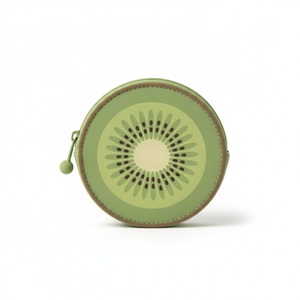 Porte-monnaie en silicone en forme de kiwi, mignon, lavable, avec fermeture éclair, personnalisable, cadeau kawaii - Product Image 2