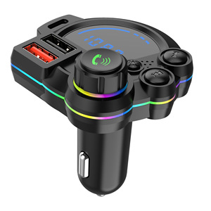 Dispositivos electrónicos, venta al por mayor, adaptador de carga inalámbrico <span class=keywords><strong>USB</strong></span> rápido para coche, receptor de Audio para llamadas manos libres, reproductor de MP3 con BT para coches - Product Image 1